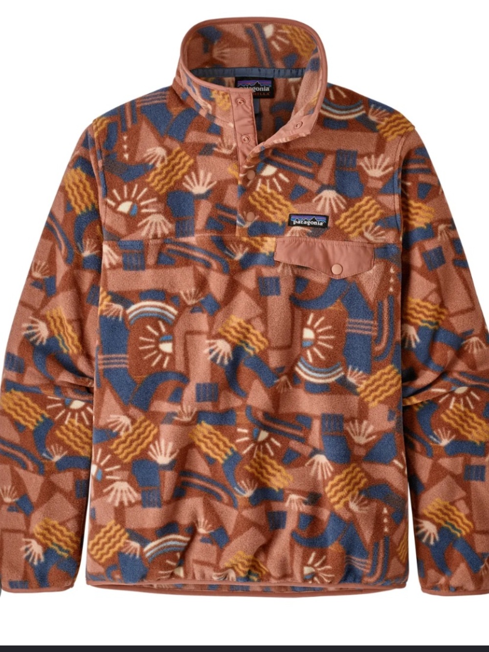 Patagonia Synchilla‎ Snap-T Fleece Pullover Canyon Block Big Sisu